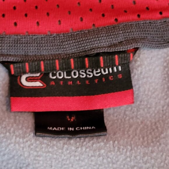 Colosseum Athletics Oklahoma Sooner Quarter Zip Pop Over thumb holes Womans med - Picture 4 of 9